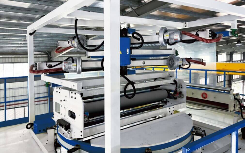 blown film line winding unit