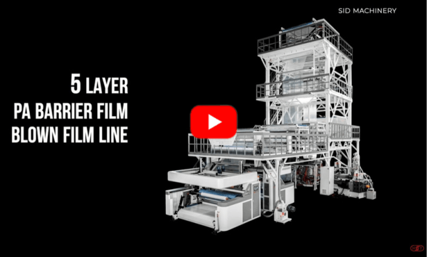 5-Layer 2400mm PA Blown Film Machine with 550 kg